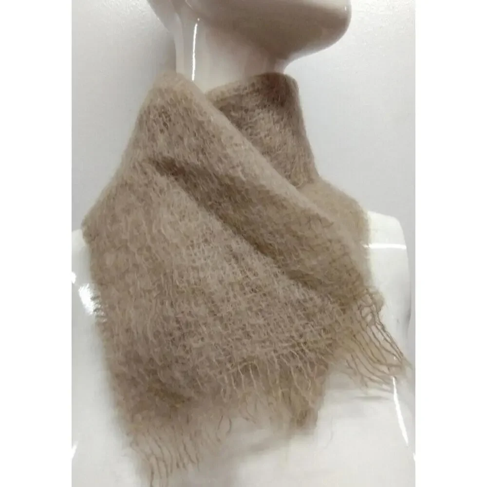 Mens 60s Scarf Scotland 100% Pure New Wool DANDY VICTORIAN Edinburgh Woolen Mill